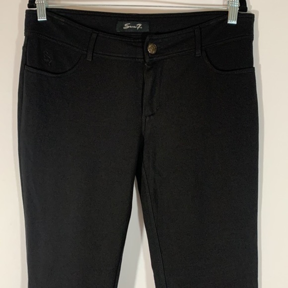 Seven7 Black Yoga Style Pants - Picture 2 of 11